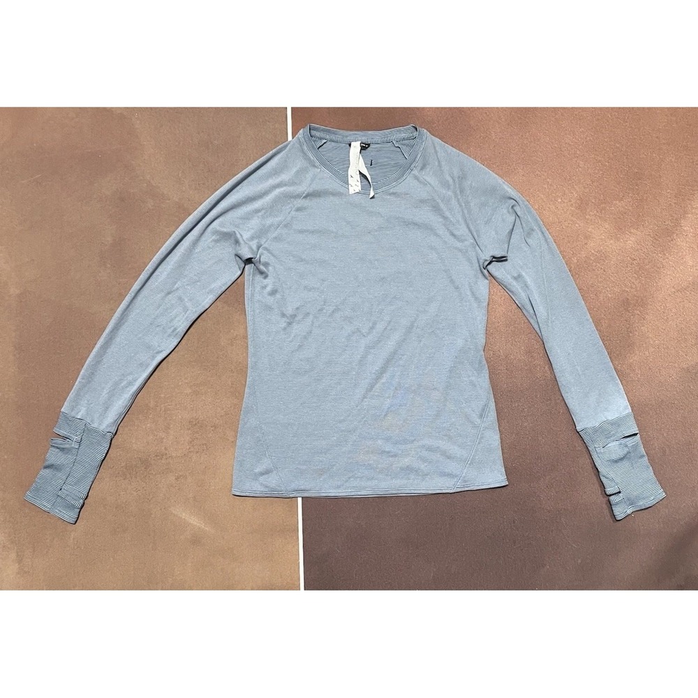 Oiselle Super Lightweight Wool Bland Long Sleeve Layering Top Size 6 Hiking